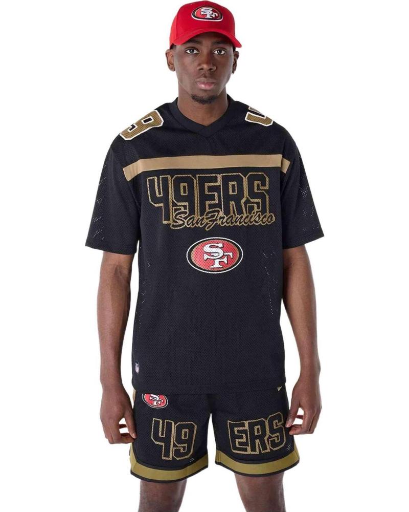 NEW ERA CAMISETA DE FÚTBOL AMERICANO NEW ERA SAN FRANCISCO 49ERS PARA HOMBRE NEGRO