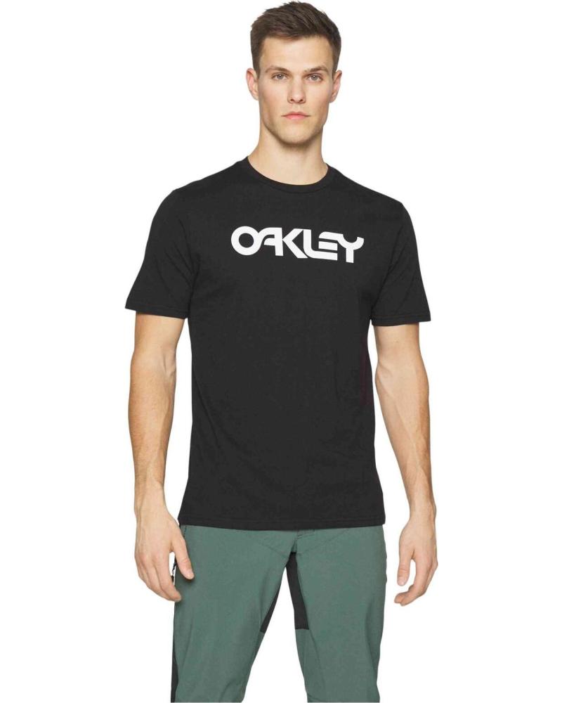 OAKLEY CAMISETA OAKLEY LOGO NEGRA MANGA CORTA PARA HOMBRE NEGRO