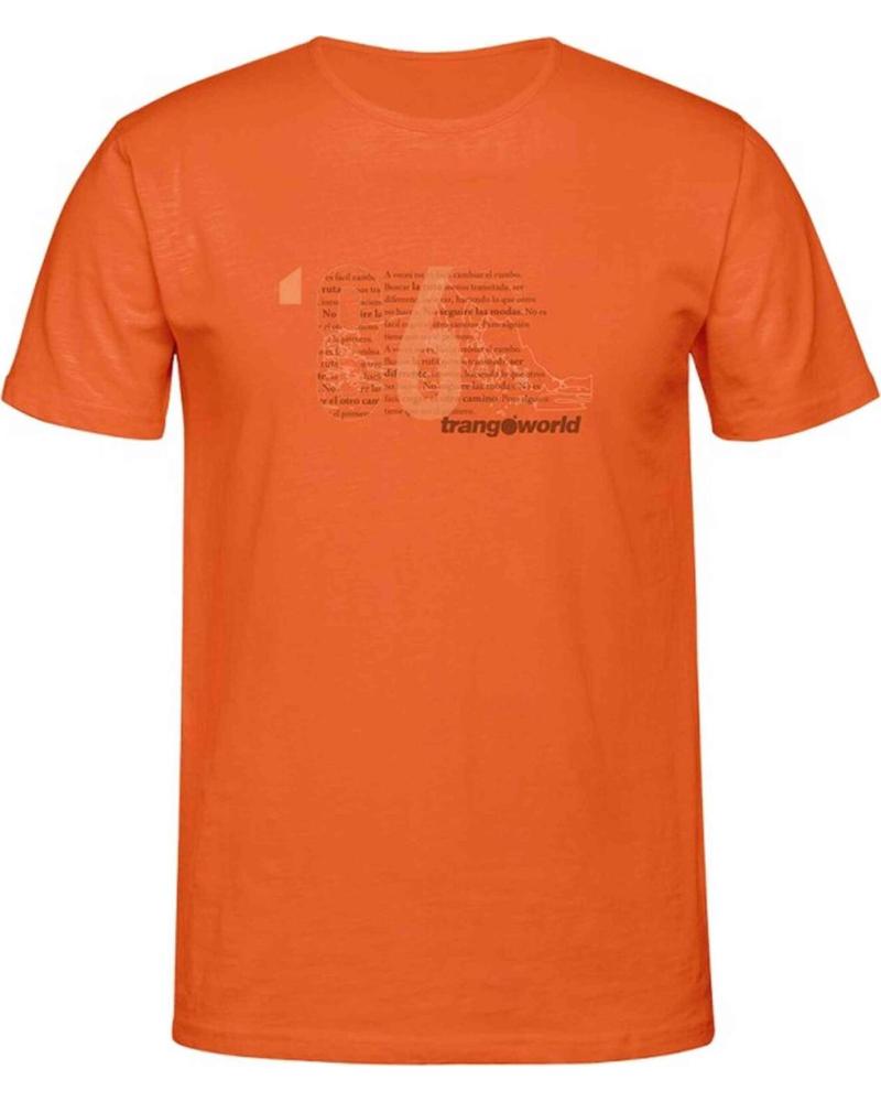 TRANGOWORLD CAMISETA DE MANGA CORTA TRANGOWORLD PARA HOMBRE NARANJA