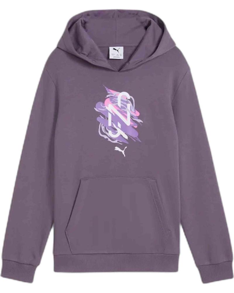 PUMA SUDADERA CON CAPUCHA PUMA UNISSEX INFANTIL MORADO