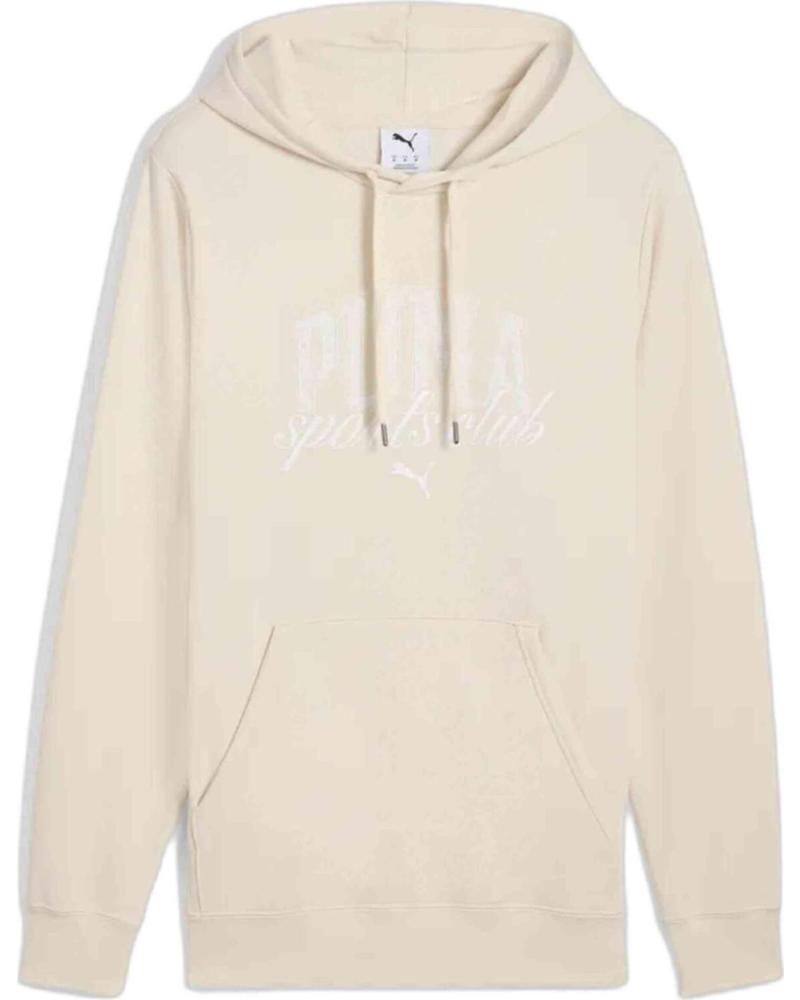 PUMA SUDADERA CON CAPUCHA PUMA PARA HOMBRE BEIGE BEIGE