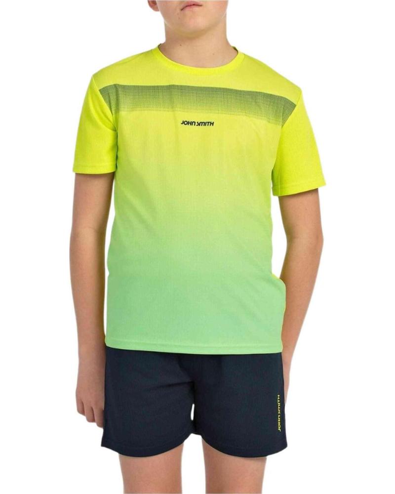 JOHN SMITH CAMISETA DE MANGA CORTA CON DEGRADADO DE COLOR PARA NIÑO JOHN SMITH AMARILLO