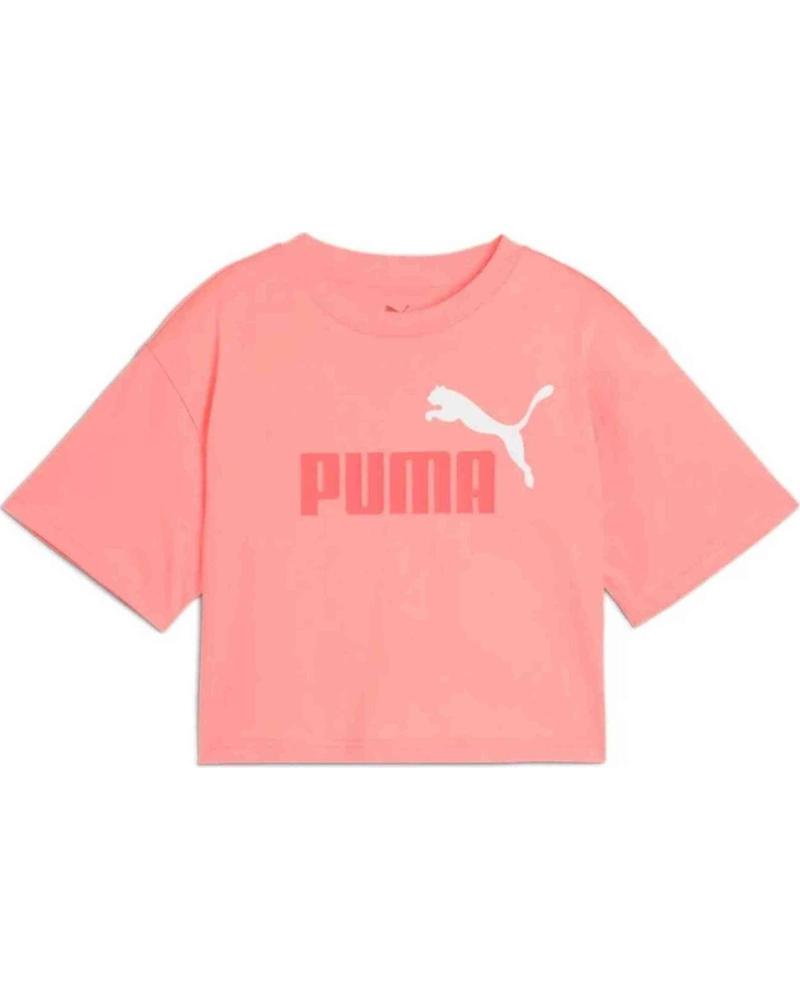 PUMA CAMISETA PUMA LOGO OVERSIZE MANGA CORTA MUJER 18