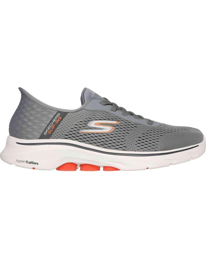 SKECHERS ZAPATILLAS SKECHERS GO WALK 5 PARA HOMBRE, COLOR GRIS GRIS