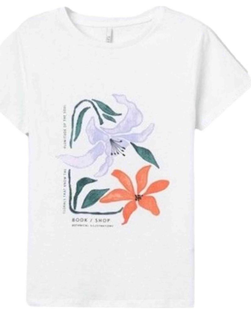 TIFFOSI CAMISETA DE MANGA CORTA TIFFOSI CON ESTAMPADO FLORAL PARA MUJER BLANCO