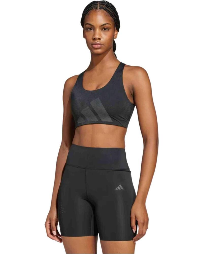 ADIDAS SUJETADOR DEPORTIVO ADIDAS PROFÉ PARA MUJER - NEGRO NEGRO
