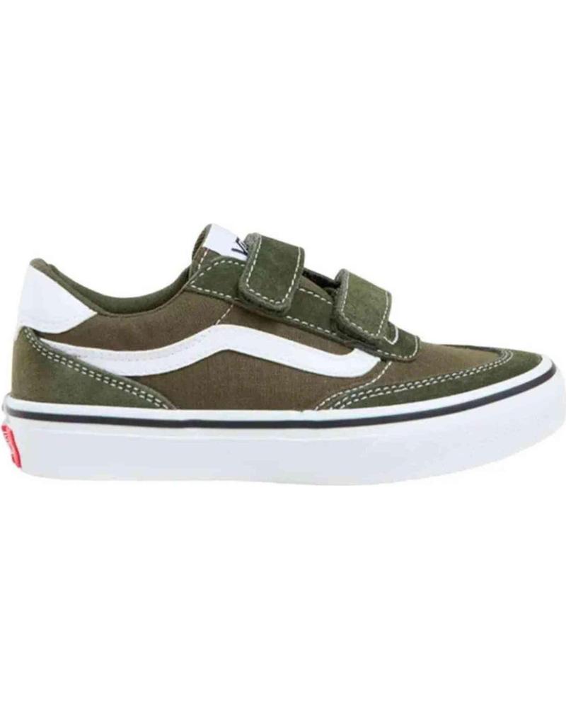 VANS OFF THE WALL ZAPATILLAS VANS WARD CON CIERRE DE VELCRO PARA NIÑOS EN VERDE VERDE