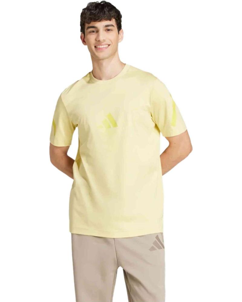 ADIDAS CAMISETA ADIDAS DE MANGA CORTA PARA HOMBRE AMARILLO