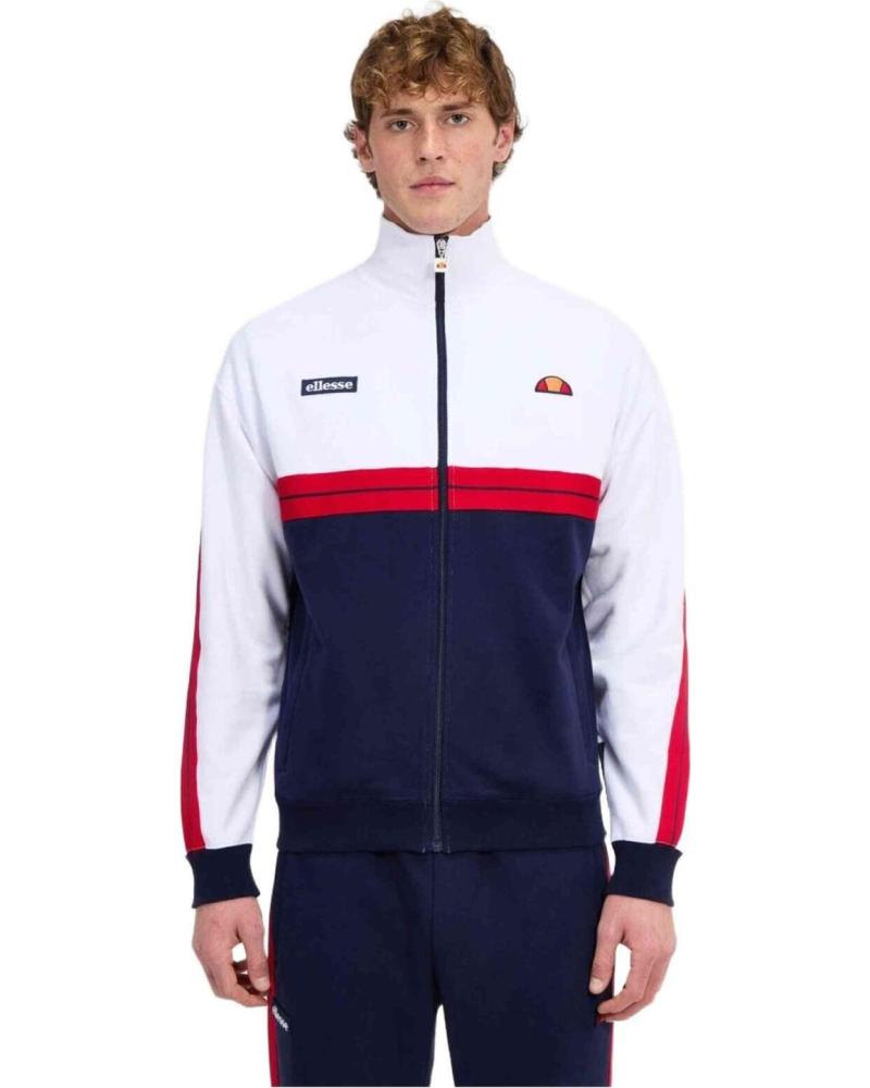 ELLESSE CHAQUETA DEPORTIVA ELLESSE RUFFALO BLANCA Y AZUL MARINO BLANCO