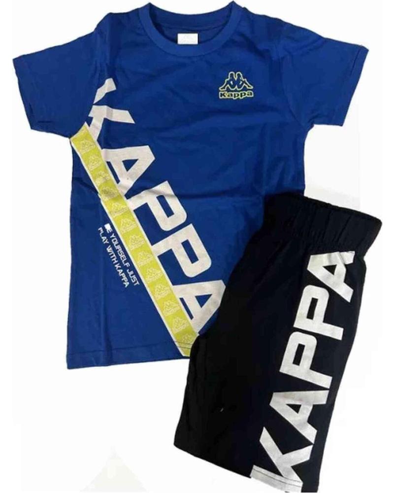KAPPA CONJUNTO DEPORTIVO KAPPA: CAMISETA Y PANTALÓN CORTO A1Z