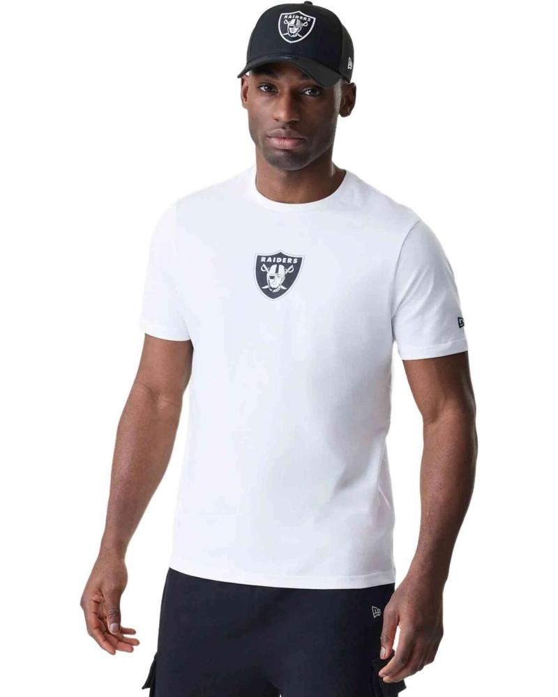 NEW ERA CAMISETA NEW ERA DE MANGA CORTA PARA HOMBRE RAIDERS BLANCO