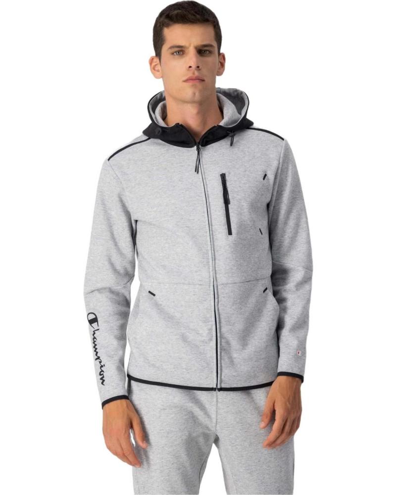 CHAMPION SUDADERA CON CAPUCHA CHAMPION PARA HOMBRE GRIS GRIS