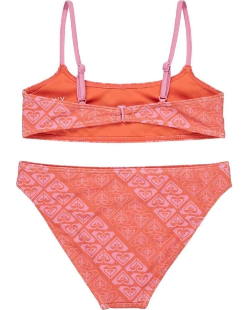 Zapatillas deporte de Niña y Niño ROXY CONJUNTO DE BIKINI INFANTIL ROXY HEART N SOUL NARANJA NARANJA