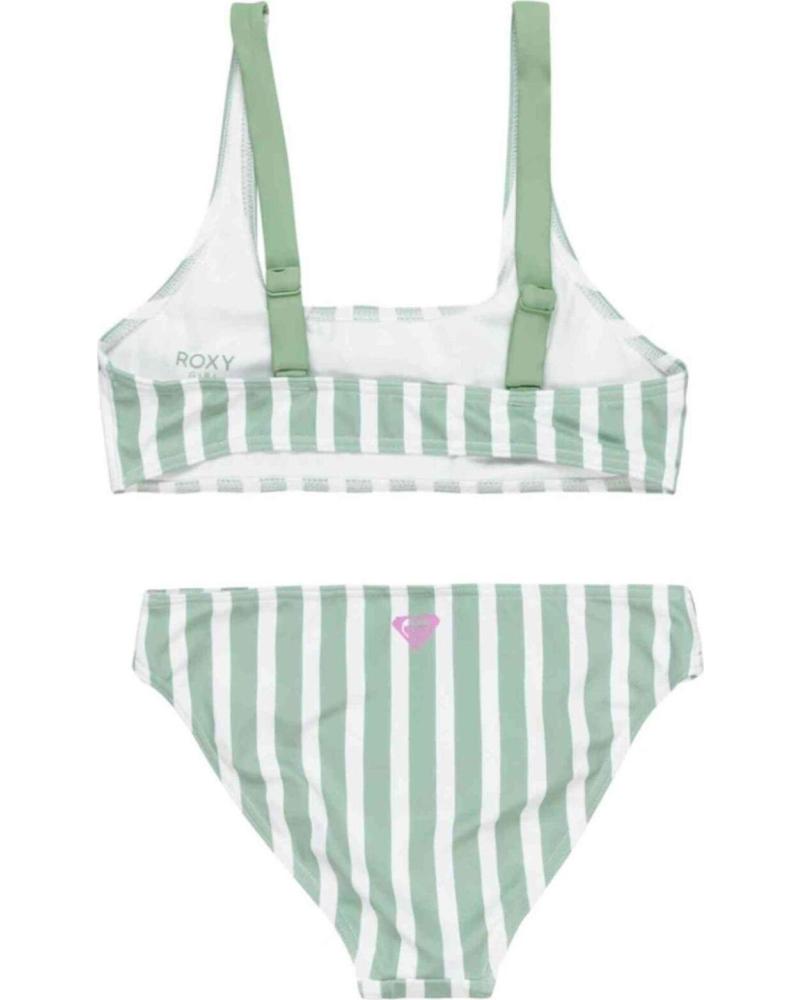 Zapatillas deporte de Niña y Niño ROXY BIKINI DEPORTIVO A RAYAS VERDES PARA NIÑA ROXY BICO ACTIVE RG BRALETTE PA VERDE