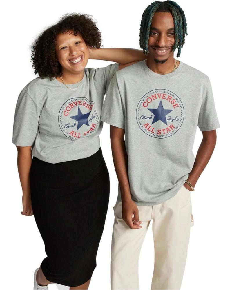 CONVERSE CAMISETA CHUCK TAYLOR ALL STAR LOGO GRIS