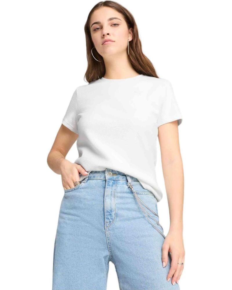 PUMA CAMISETA PUMA DE MANGA CORTA PARA MUJER BLANCO