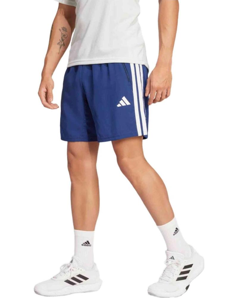 ADIDAS PANTALÓN CORTO ADIDAS ESSENTIALS 3 TIRAS HOMBRE AZUL