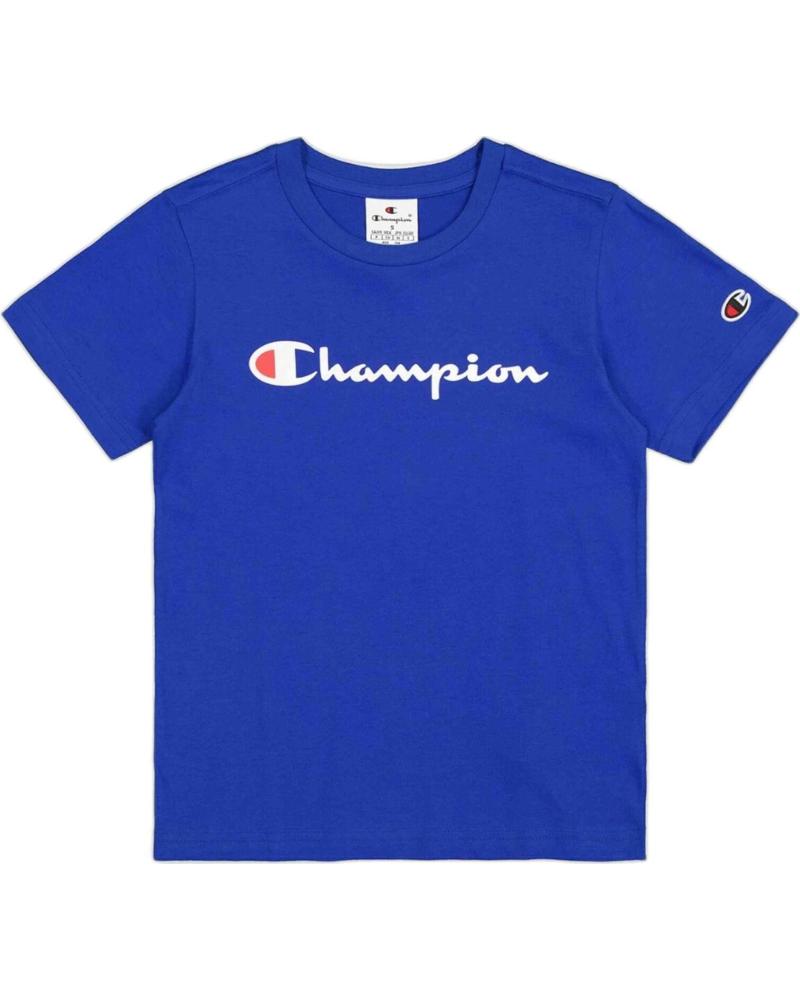 CHAMPION CAMISETA CHAMPION BIG LOGO PARA NIÑOS AZUL AZUL