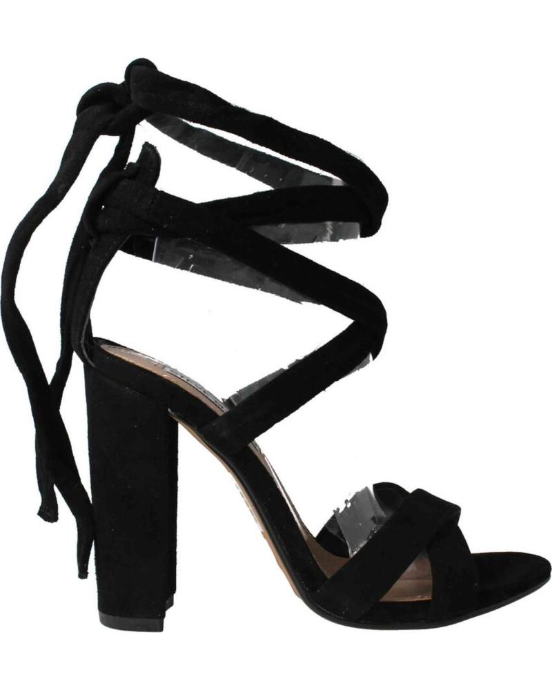 STEVE MADDEN SANDALIAS DE TACÓN ALTO STEVE MADDEN CON CORDONES PARA MUJER NEGRO