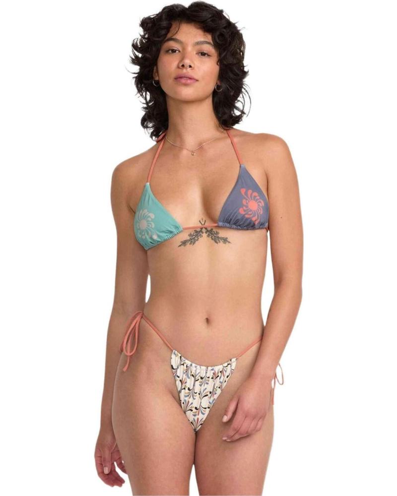 RVCA BIKINI DE TRIÁNGULO RVCA PARA MUJER MULTICOLOR