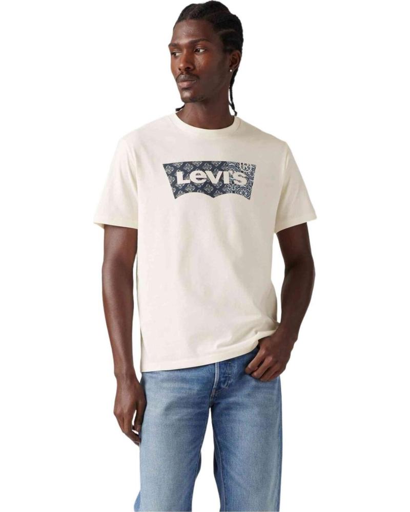 LEVIS CAMISETA LEVI´S DE MANGA CORTA CON LOGO PARA HOMBRE BLANCO