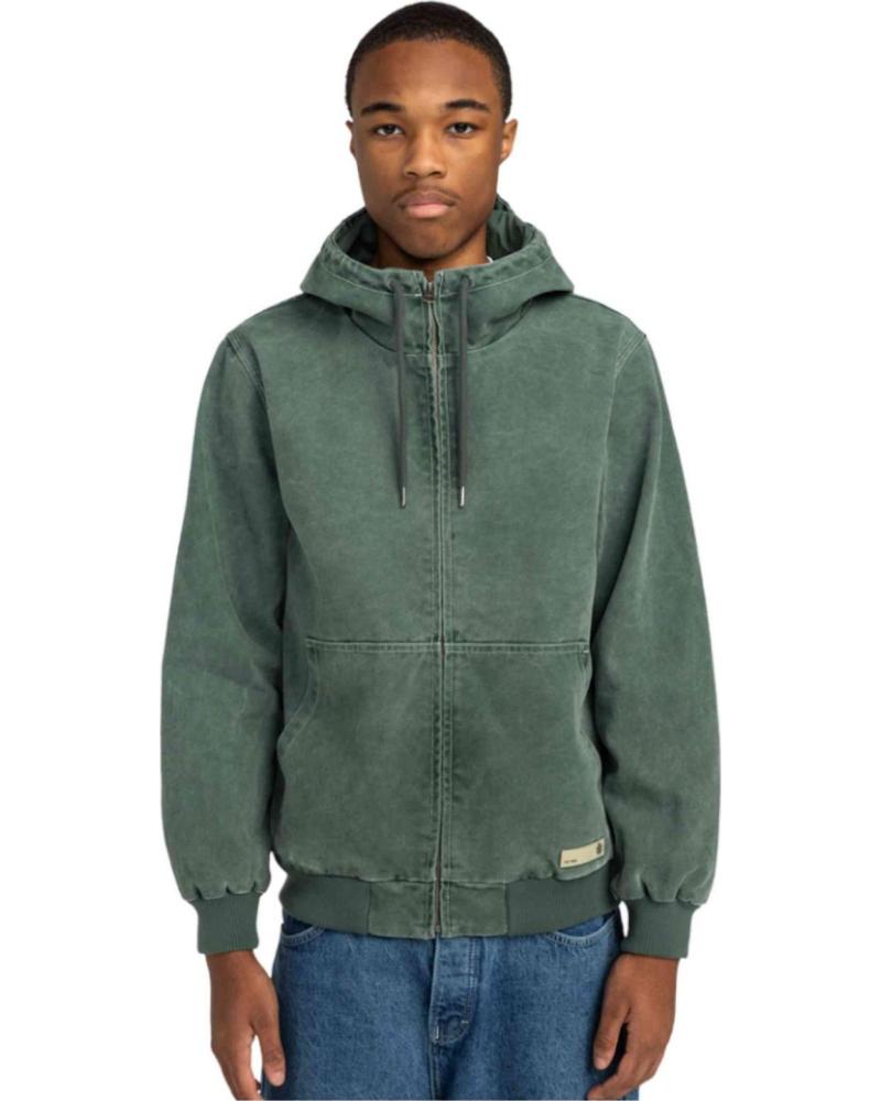 ELEMENT ELEMENT CHAQUETA CON CAPUCHA PARA HOMBRE VERDE VERDE