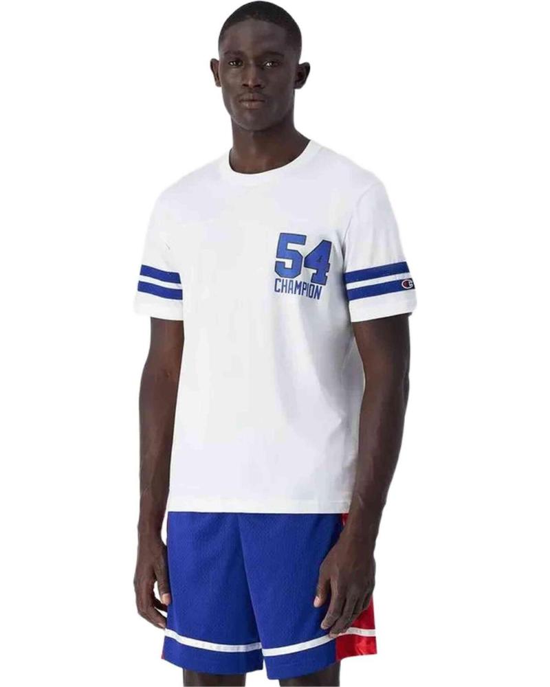 CHAMPION CAMISETA CHAMPION DE MANGA CORTA PARA HOMBRE BLANCO