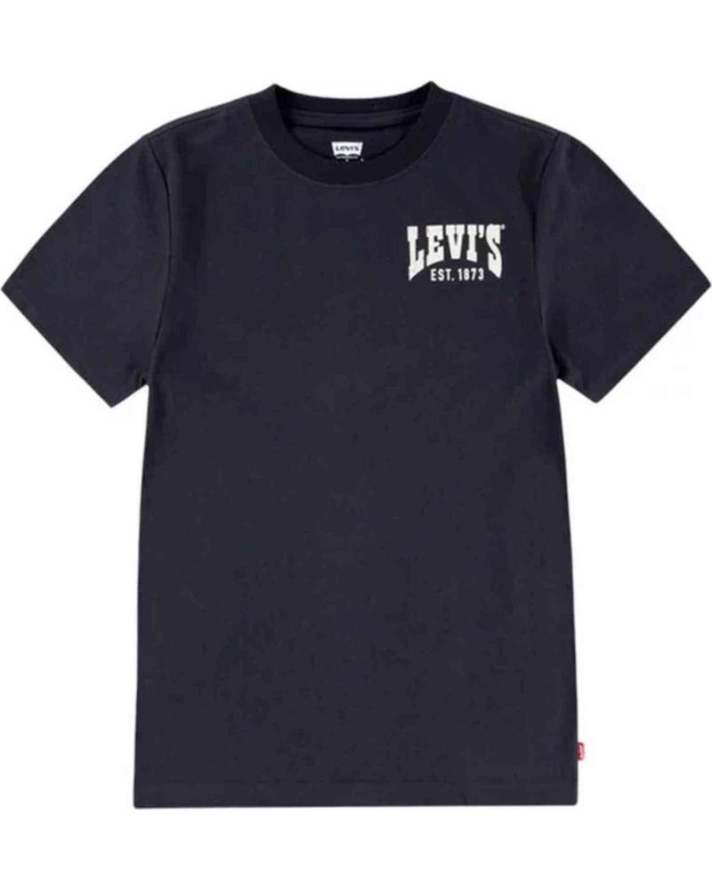 LEVIS CAMISETA LEVI´S DE MANGA CORTA PARA NIÑO NEGRO