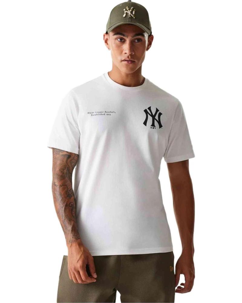 NEW ERA CAMISETA NEW ERA MLB NEW YORK YANKEES MANGA CORTA HOMBRE BLANCO