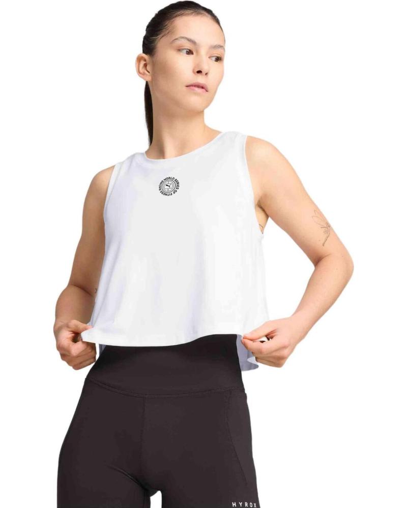 PUMA CAMISETA DE TIRANTES PUMA CROP TOP BLANCO
