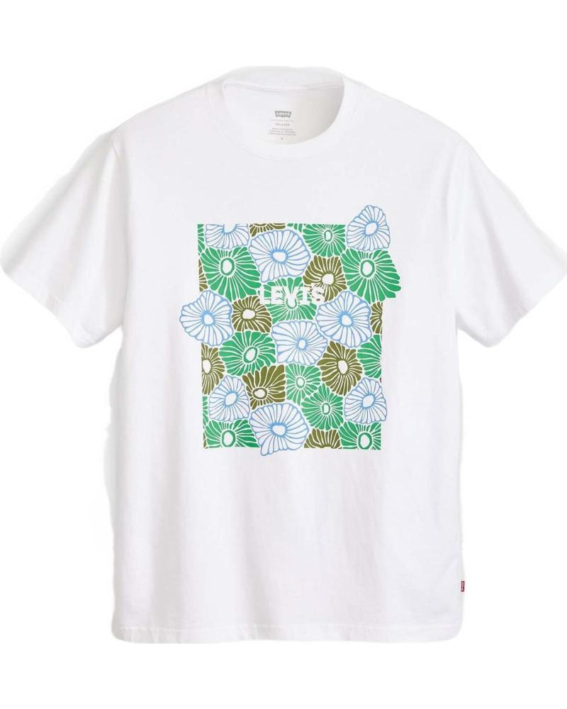 LEVIS CAMISETA LEVI´S DE MANGA CORTA CON ESTAMPADO FLORAL PARA HOMBRE WHITES