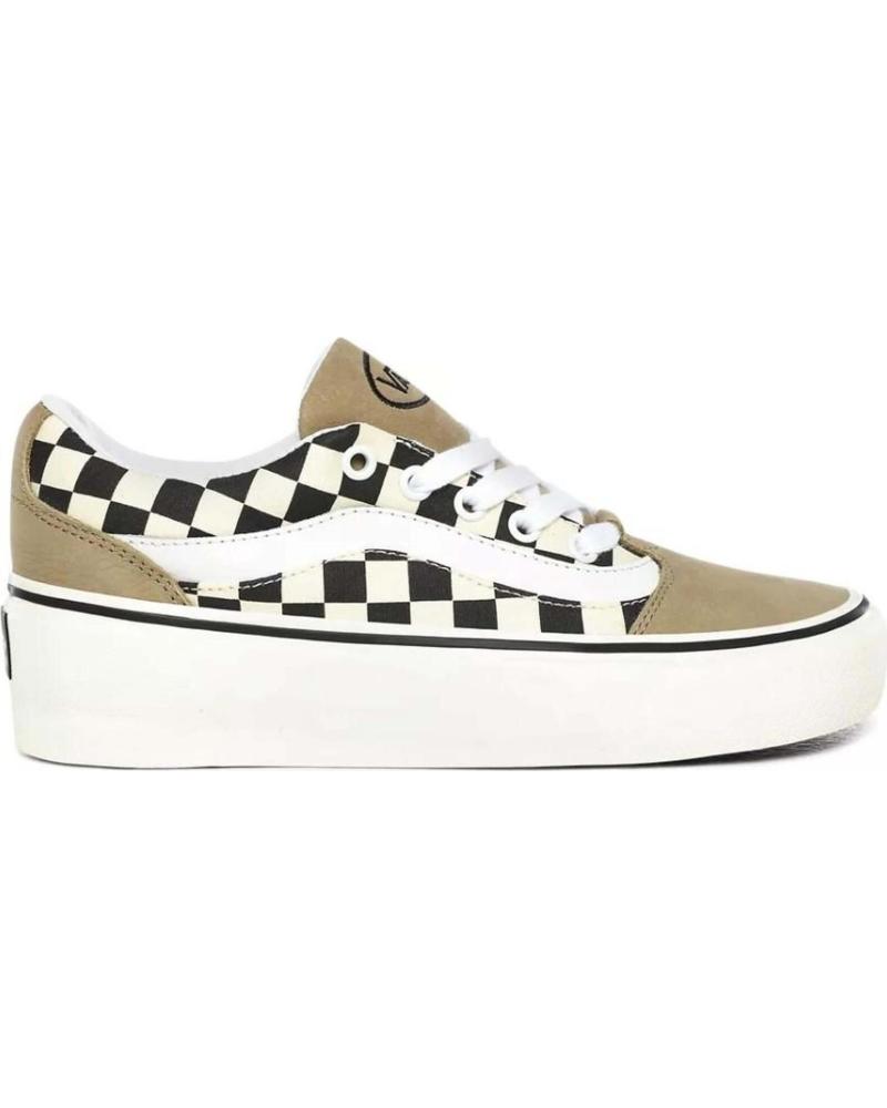 VANS OFF THE WALL ZAPATILLAS VANS OLD SKOOL PLATFORM CHECKERED KELP/MARSHMALLOW KELP-MRSHMLV