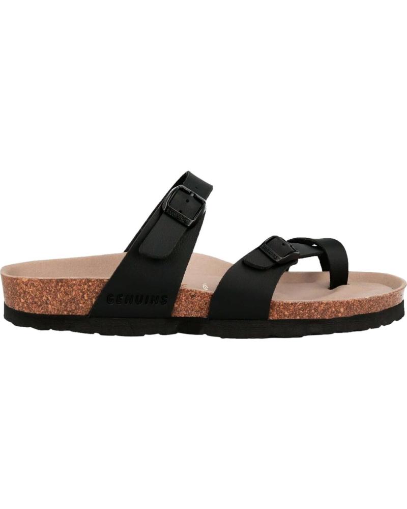 GENUINS SANDALIAS GENUINS DE MUJER EN NEGRO BLACK