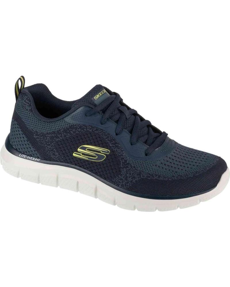 SKECHERS ZAPATILLAS SKECHERS NAVY KNIT-LIME UNISEX NAVY KNIT-LIME PU