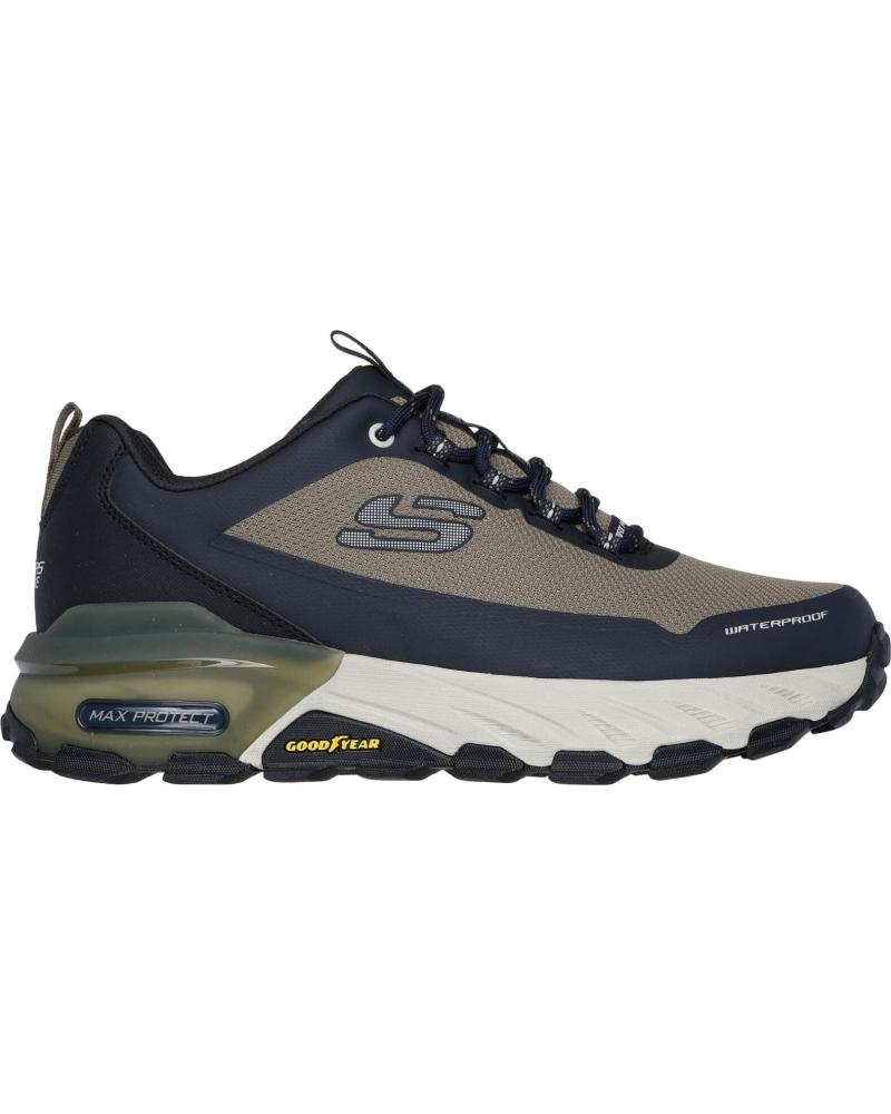 SKECHERS ZAPATILLAS SKECHERS GOODYEAR PERFORMANCE HOMBRE BLACK SYNTHETIC-MESH-GRAY TRIM
