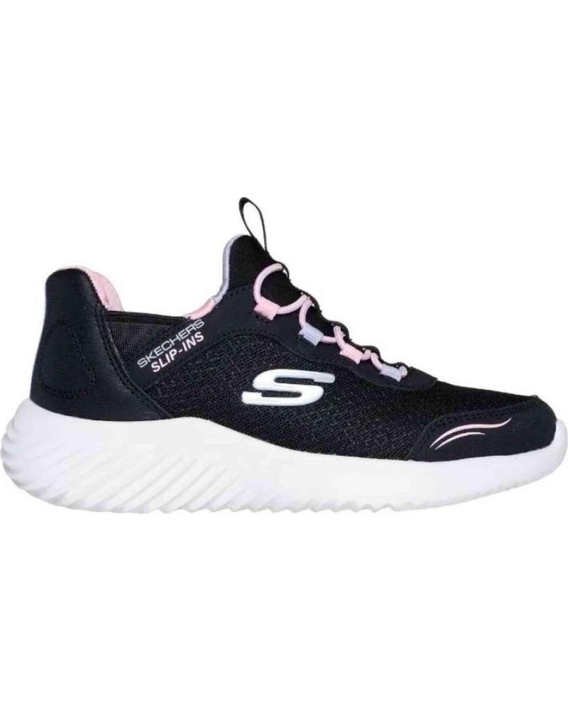 SKECHERS SKECHERS SLIP-INS DEPORTIVAS CON DETALLES SINTÉTICOS BLACK SYNTHETIC-TRIM