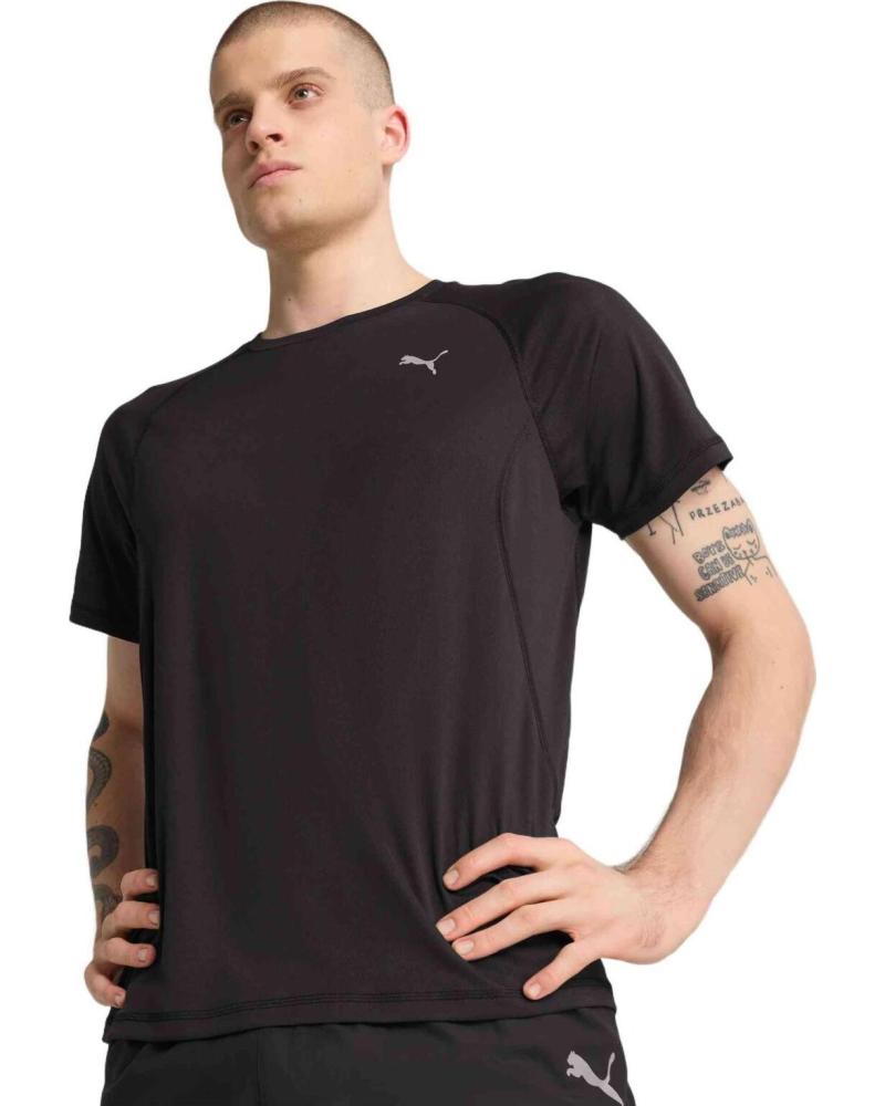 PUMA CAMISETA DE MANGA CORTA TÉCNICA - NEGRO PUMA BLACK