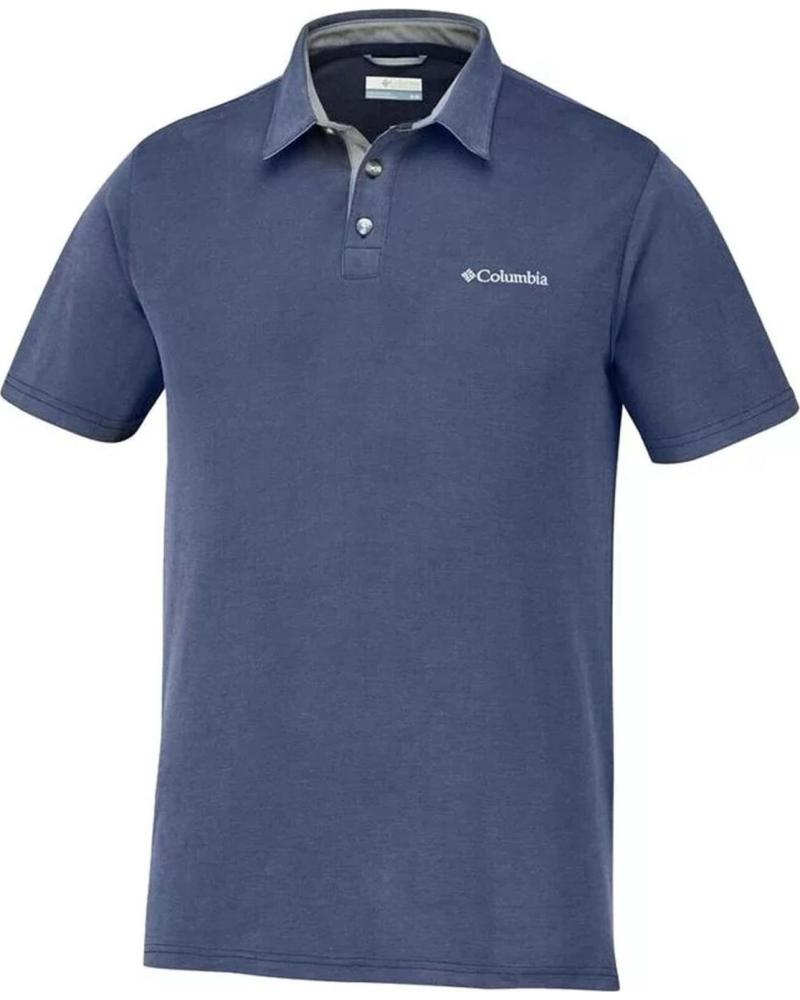 COLUMBIA CAMISETA POLO MANGA CORTA COLUMBIA PARA HOMBRE BLUE