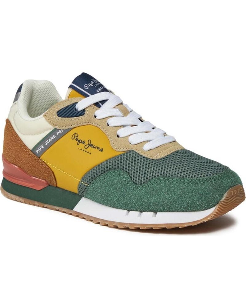 PEPE JEANS PEPE JEANS ZAPATILLAS URBANAS MULTICOLORES 65KHAKI GREEN