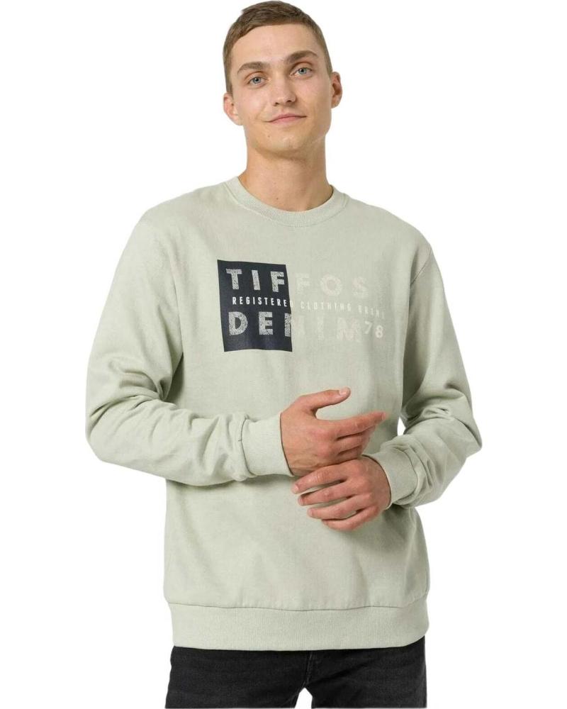 TIFFOSI SUDADERA TIFFOSI PARA HOMBRE VERDE
