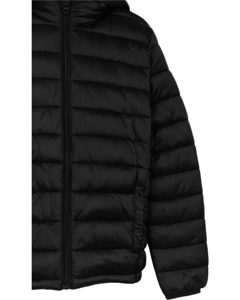 TIFFOSI CHAQUETA ACOLCHADA UNISEX PARA NIÑOS TIFFOSI NEGRA NEGRO