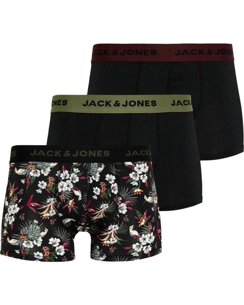 JACK AND JONES PACK 3 CALZONCILLOS JACK & JONES PARA HOMBRE MULTICOLOR