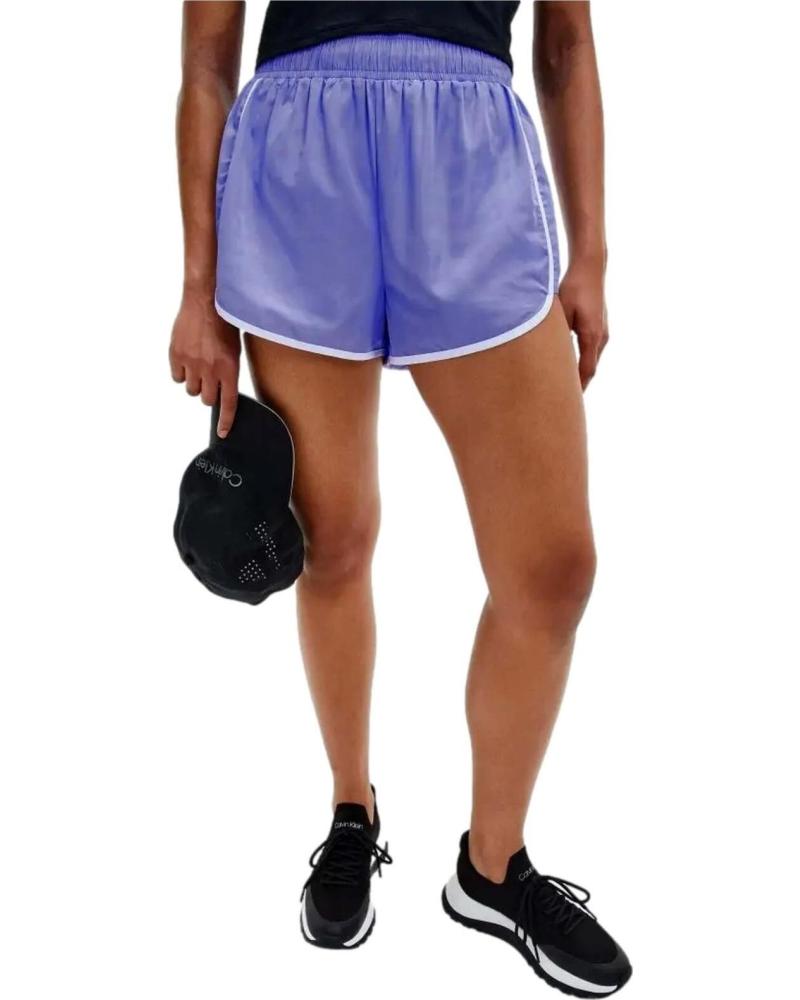 CALVIN KLEIN CALVIN KLEIN PANTALÓN CORTO DEPORTIVO MUJER AZUL AZUL
