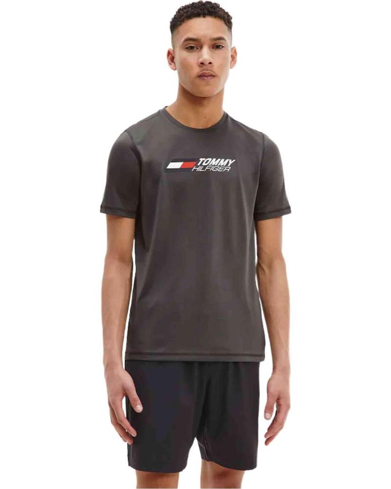 TOMMY HILFIGER CAMISETA DE MANGA CORTA TOMMY HILFIGER PARA HOMBRE GRIS