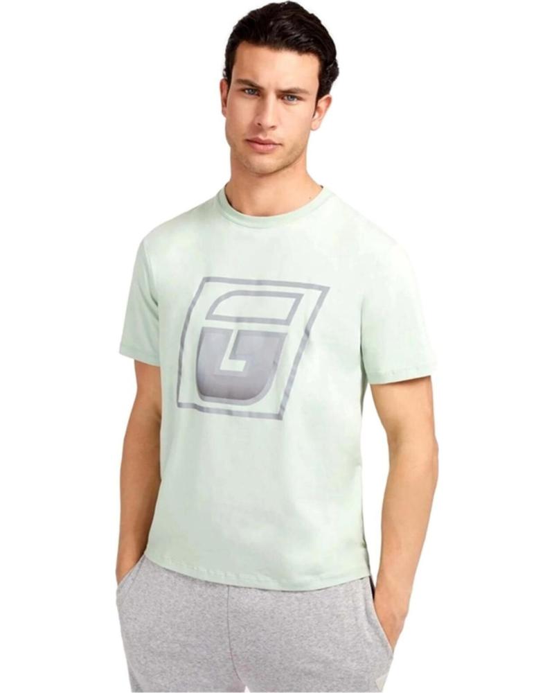 GUESS CAMISETA GUESS DE MANGA CORTA CON ESTAMPADO PARA HOMBRE VERDE