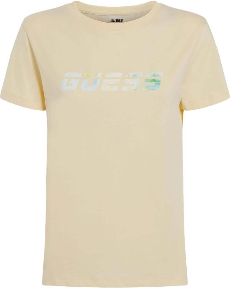 GUESS CAMISETA GUESS DE MANGA CORTA PARA MUJER AMARILLO