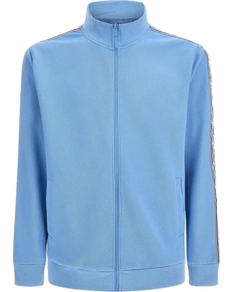 GUESS SUDADERA GUESS DE CREMALLERA COMPLETA PARA HOMBRE EN AZUL AZUL