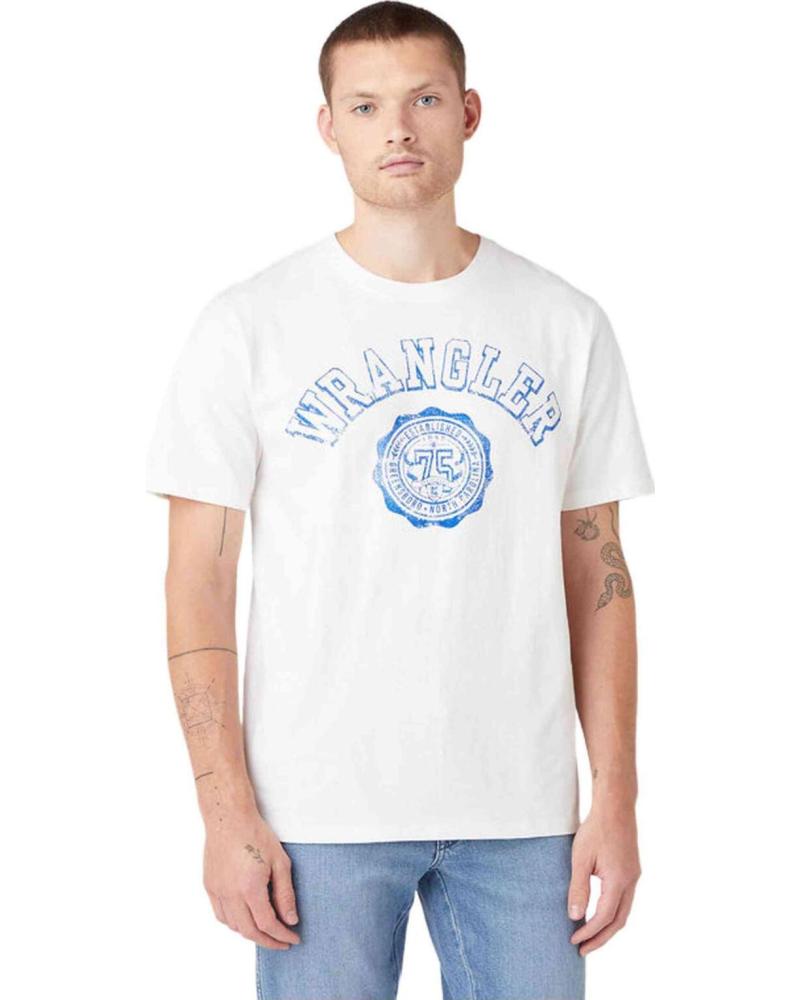 WRANGLER CAMISETA DE MANGA CORTA WRANGLER PARA HOMBRE BLANCO