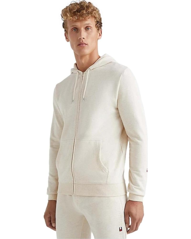 TOMMY HILFIGER CHAQUETA CON CREMALLERA TOMMY HILFIGER PARA HOMBRE, COLOR BEIGE BEIGE