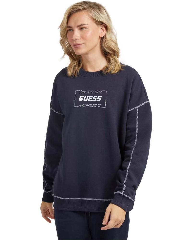 GUESS SUDADERA GUESS DE MUJER EN AZUL MARINO AZUL